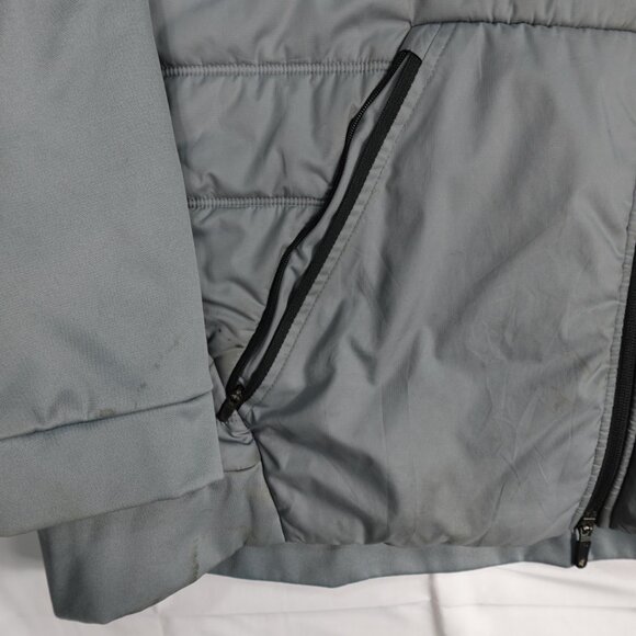 Nike Men's Cool Gray Dri-Fit Therma full zip Hooded Jacket XXL - Picture 4 of 5